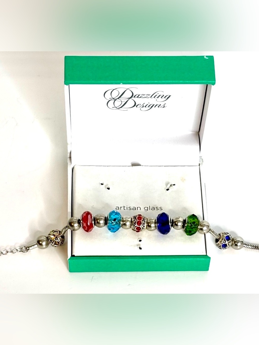 BRACELET (ARTISAN GLASS BEADS)